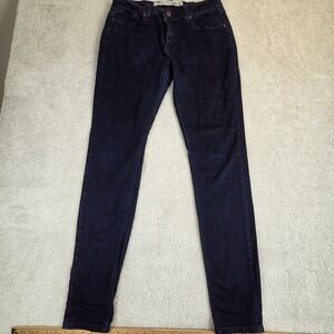 Barbell Apparel Mens Athletic Slim Fit Jeans Dark Blue Stretch Denim 30x32
